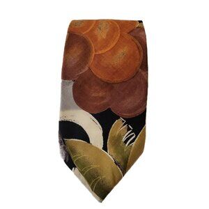 Florenzi Collection Floral Abstract Tie Botanical Collection 56" X 3 3/8"